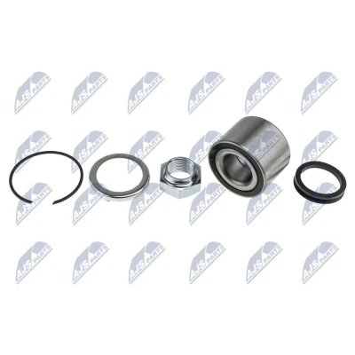 Afbeelding van NTY KLT PE 015 Wiellagerset Achteras, Achteras links, rechts, Vooras Met wielbevestigingsbout, Zonder wielnaaf CITROËN: Saxo Hatchback