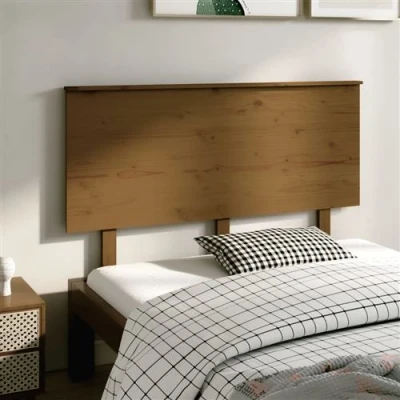Afbeelding van vidaXL Hoofdbord 139x6x82,5 cm massief grenenhout honingbruin