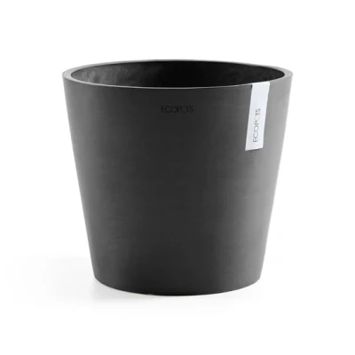 Afbeelding van Ecopots Amsterdam 30 cm donker grijs planten/bloembak pot