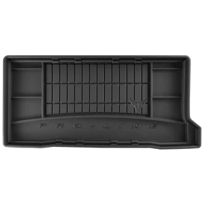 Afbeelding van M MOTOS Kofferbakmat voor Fiat 500 sinds 2007, verbeter je reiscomfort met de zwarte antislipmat, Auto TM automat alle weersomstandigheden, bescherming tegen vuil