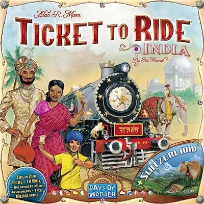 Afbeelding van Ticket to Ride, India (speelaccessoire): Zug um uitbreiding