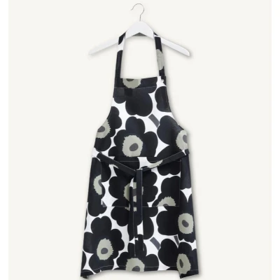 Afbeelding van Marimekko Unikko Schort Pieni Zwart
