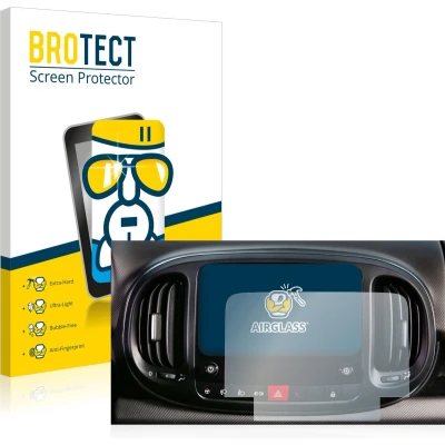 Afbeelding van BROTECT Screenprotector voor Fiat 500L 2022 Uconnect 7&quot; Folie Beschermfolie Beschermglas transparant
