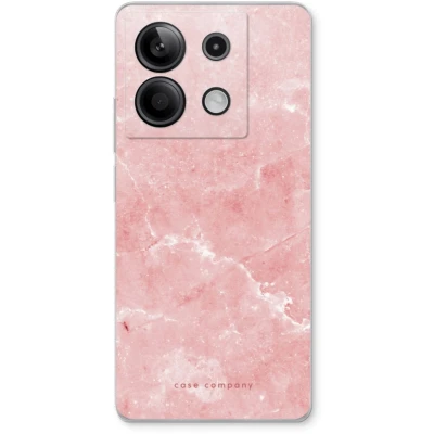 Afbeelding van Case Company® hoesje geschikt voor Xiaomi Redmi Note 13 5G Roze marmer Soft Cover Telefoonhoesje Bescherming aan alle Kanten en Schermrand