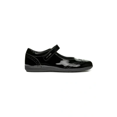 Afbeelding van Geox J Iberide Girl H platte ballerina&#039;s voor meisjes, zwart.