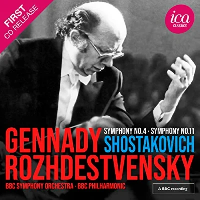 Afbeelding van BBC Symphony Orchestra, Philharmonic, Gennady Rozhdestvensky Shostakovich: No.4 &amp; No.11 (2 CD)