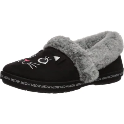 Afbeelding van Skechers Too Cozy Meow Pajama 33355 BLK, Vrouwen, Zwart, Pantoffels, maat: 37