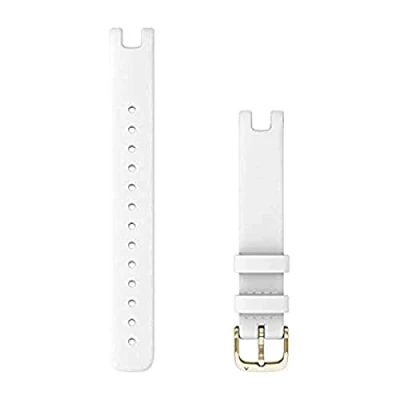 Afbeelding van Garmin Lily Horlogebandje 14mm Wearablebandje Italiaans Leer Wit