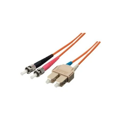 Image de equip Pro Cordon de raccordement mode unique SC (M) pour ST 3 m fibre optique duplex 9 / 125 micromètres OS2 sans halogène