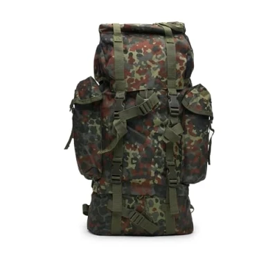 Afbeelding van Brandit Nylon Military Backpack flecktarn One size Rugtas Groen/Bruin
