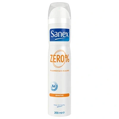 Afbeelding van Sanex Deodorant Spray Zero% Sensitive Skin 200 ml