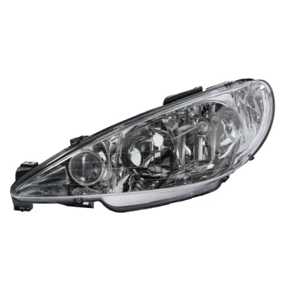 Afbeelding van TYC 20 6156 05 2 Koplampen Links H7/H7 voor rechtsrijdend verkeer Zonder elektro motor PEUGEOT: 206 Hatchback, SW