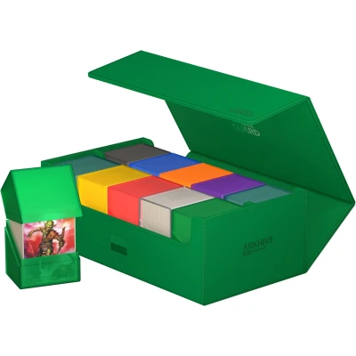 Afbeelding van Ultimate Guard ArkHive 800+ XenoSkin Monocolor Green