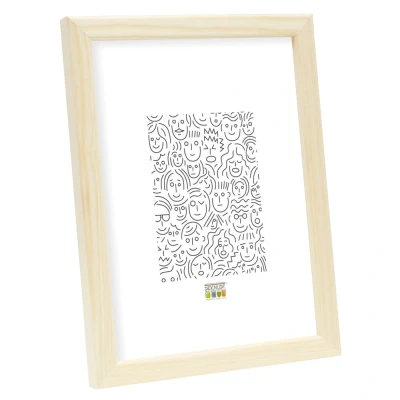 Afbeelding van Deknudt Smalle kader in naturel hout 13x18 S43AH1