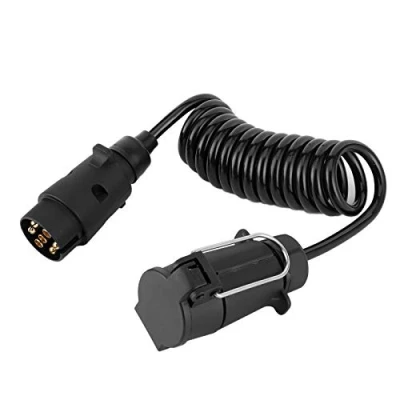 Afbeelding van aanhangerkabel, 7 aderig, verlengkabel, aanhanger, polig, adapterkabel, koppeling, voor vrachtwagen, boot, caravan