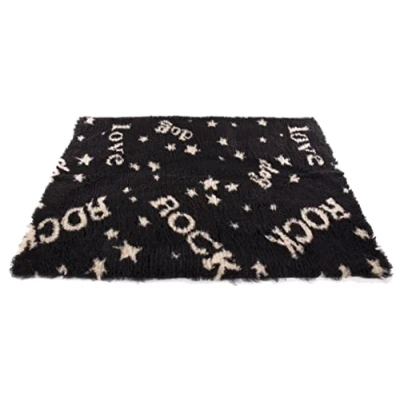 Afbeelding van Martin Sellier Vetbed Rock Zwart / Beige 50X75 CM (381584)