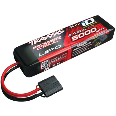 Afbeelding van Power Cell LiPo 5000mAh 11.1V 3S 25C ,ID Summit, E Revo Sl