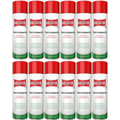Afbeelding van Ballistol 12 x universele wapenoliespray 400 ml