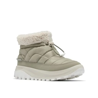 Afbeelding van Columbia SNOWTROT Shorty Snowboots, Dames, Maat: 42, Grey green/dark stone Textiel/ synthetisch