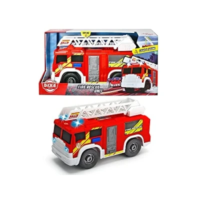 Afbeelding van Dickie Toys Brandweerwagen met Licht &amp; Geluid, 30cm Speelgoedvoertuig