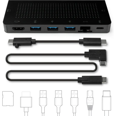 Afbeelding van Twelve South StayGo USB C hub zwart 12 1907