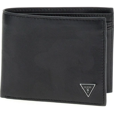 Afbeelding van Guess MITO Billfold WITH COIN Pocket Portemonnee, Heren, Maat: One Size, Black