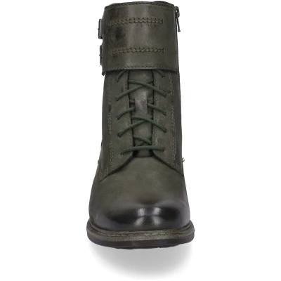 Afbeelding van Josef Seibel Selena Veterboots, Dames, Maat: 36, Tanne Nubukleer