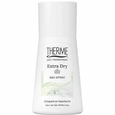 Afbeelding van 1+1 gratis: Therme Anti Transpirant Extra Dry Zen White Lotus Spray 75 ml
