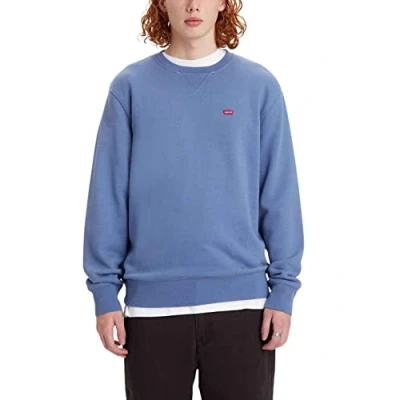 Image de Levi&#039;s New Original Crew Sweatshirt Homme, Moonlight Blue, XS