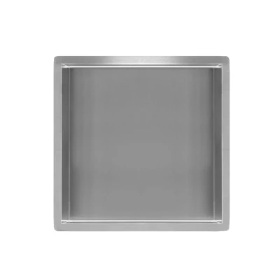 Afbeelding van Wiesbaden inbouwnis 30x30x7cm RVS