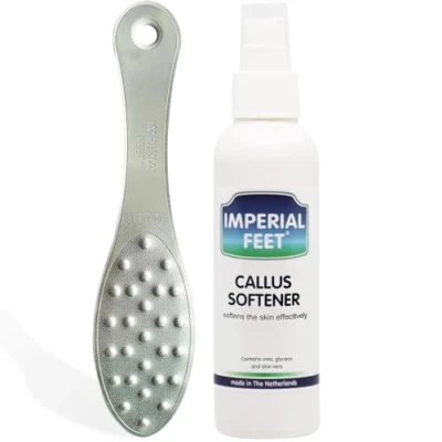 Afbeelding van Imperial Feet Professionele voetvijl en preparaat voor het verwijderen van eelt aan voeten tenen