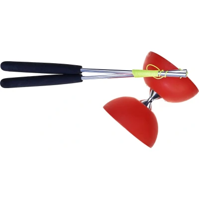 Afbeelding van Acrobat Diabolo 105 Rubber Aluminium 12 X 10,5 Cm Rood