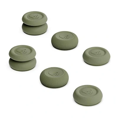 Afbeelding van Skull &amp; Co. Skin, CQC en FPS Analoge joystick dop voor Xbox Controller (XSX/XB1) OD groen, 3 paar (6 stuks)