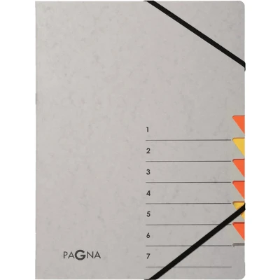 Afbeelding van Sorteermap Pagna Easy A4 7 tabs geel/oranje