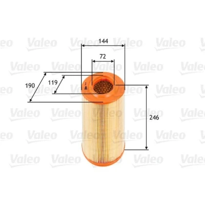 Afbeelding van Valeo Luchtfilter 585669