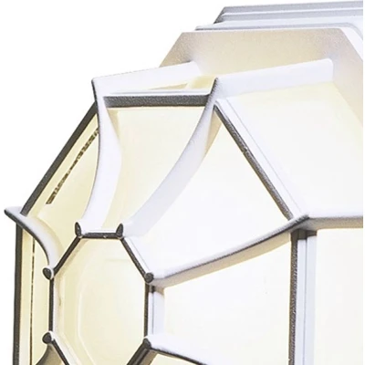 Afbeelding van Konstsmide Moranello Wandlamp Buiten E27 IP23 Wit