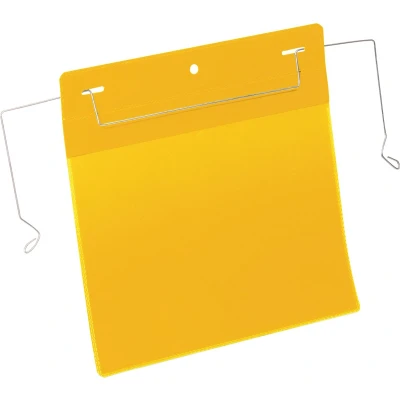 Afbeelding van Durable 175204 Draadbeugelmap Geel (b x h) 210 mm 148 DIN A5 liggend