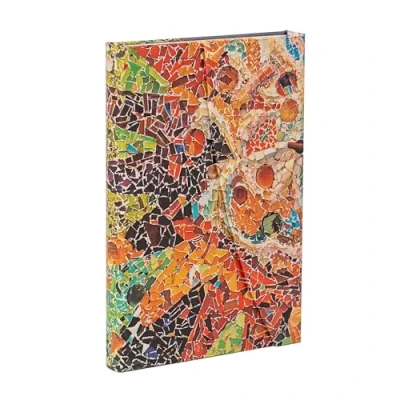Afbeelding van Gaudi&#039;s Mosaics Gaudi’s Sun (Gaudi’s Mosaics) Mini Unlined Hardback Journal (Wrap Closure)