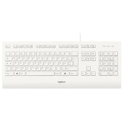 Image de Logitech K280e Clavier USB Allemand blanc