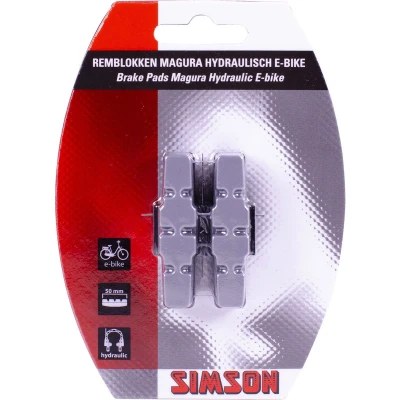 Afbeelding van Simson E bike remblokken voor Magura hydraulische velgrem