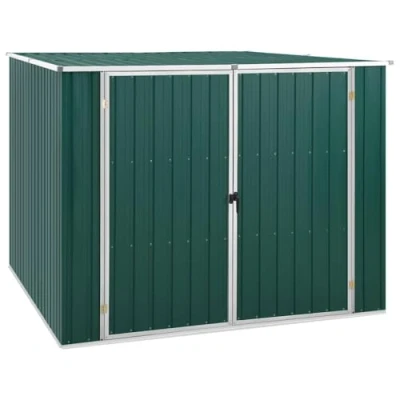 Afbeelding van Tuinschuur 195x198x159 cm gegalvaniseerd staal groen