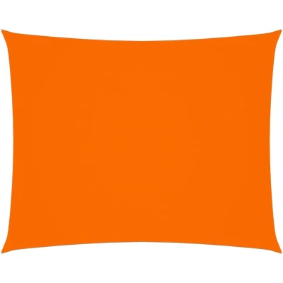 Afbeelding van vidaXL Zonnescherm rechthoekig 5x6 m oxford stof oranje