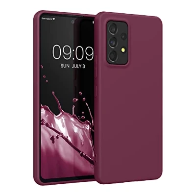 Afbeelding van kwmobile telefoonhoesje geschikt voor Samsung Galaxy A53 5G Hoesje smartphone Back cover in bordeaux violet