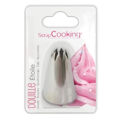 Afbeelding van Scrapcooking Stainless Steel Star Piping Tip 10 mm