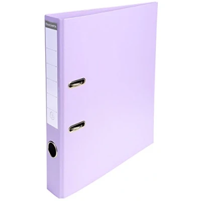 Image de Classeur Exacompta à levier 32x29cm PVC Dos 50mm Lilas