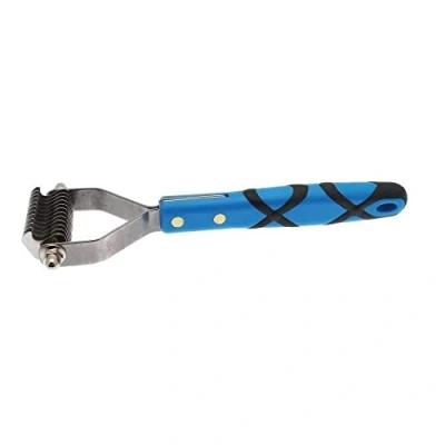 Afbeelding van Groom Professional Honden Vachthark Ontwollen En Ontklitten 12 Mesjes Maat Medium