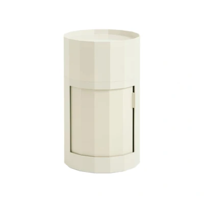 Afbeelding van HAY Facet Cabinet High Eggshell Pot Interieur