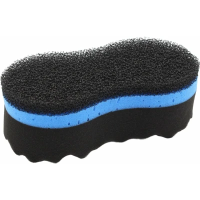 Afbeelding van Duospons zwart/blauw met anti insectenlaag 22 cm x 11,3 7,4