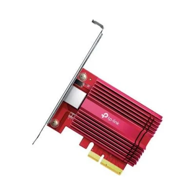 Afbeelding van TP Link 10 Gigabit PCI Express netwerkadapter, CAT6A ethernetkabel, laag profiel en volledige hoogte beugels, ondersteunt Windows 11/10/8.1/8/7, Servers 2019/2016/2012 R2, Linux (TX401)