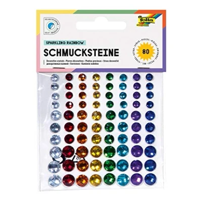 Afbeelding van Bringmann Sierstenen, Sparkeling Rainbow, 80 stuks